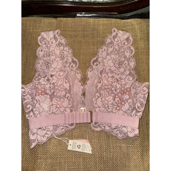 Free People Brand We Are HAH "Got UR Back Bra" in Sheer Violet Sz XS - Picture 2 of 6